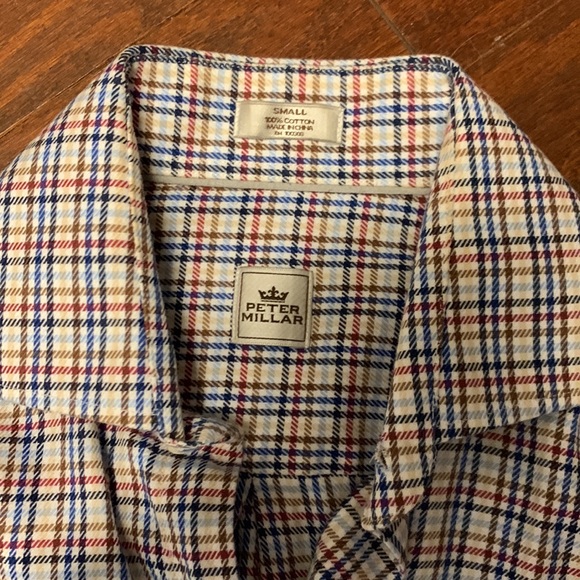 Peter Millar Button Down Flannel - Picture 2 of 4